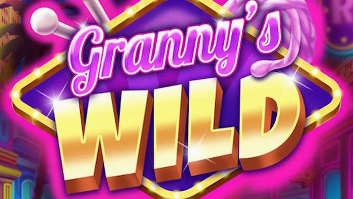 Tampilan visual permainan slot Granny’s Wild dengan karakter nenek yang ceria